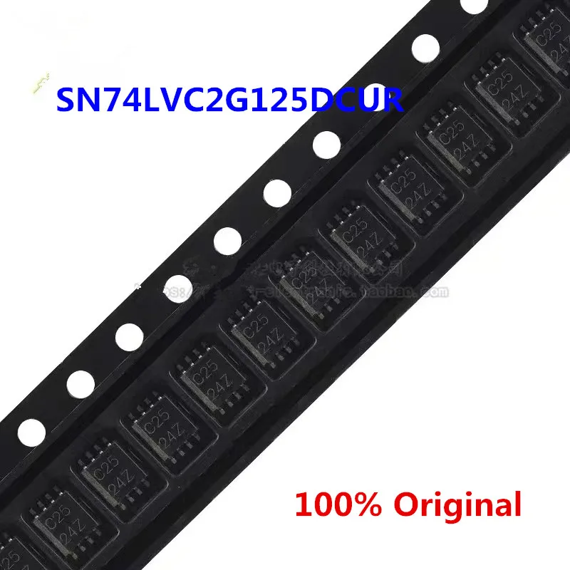 5Pcs 100% New Original SN74LVC1G123DCTR C23 SN74LVC2G125DCUR C25R C25* VSSOP8