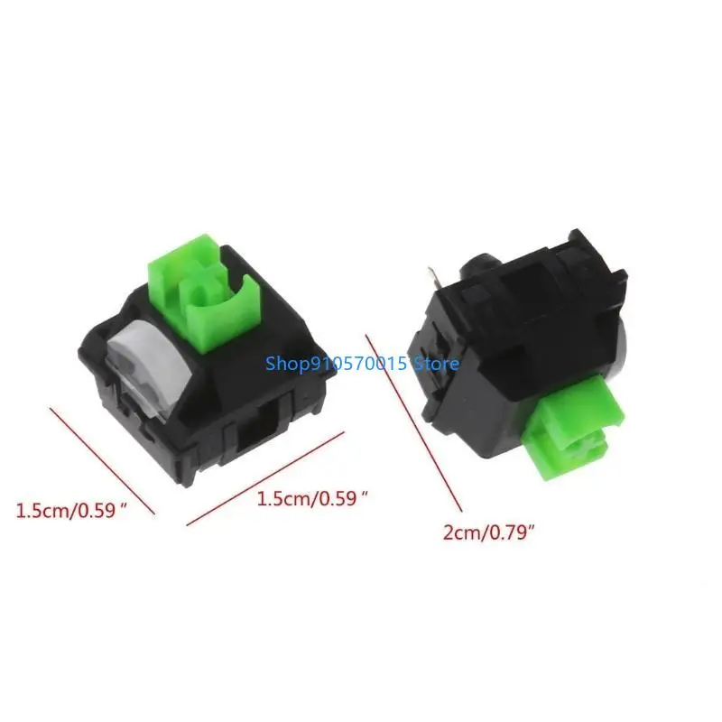 B95C 2 stks Groene RGB -schakelaars voor mechanische toetsenbord Cherry MX Switch