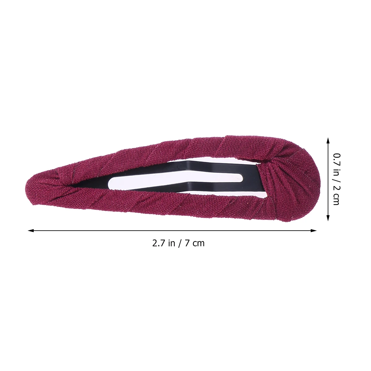 

10pcs Vintage Wrapped Cloth Hairpins For Women Metal Bobby Pins Strong Grip Barrettes Mixed Color Elegant Hair Accessories