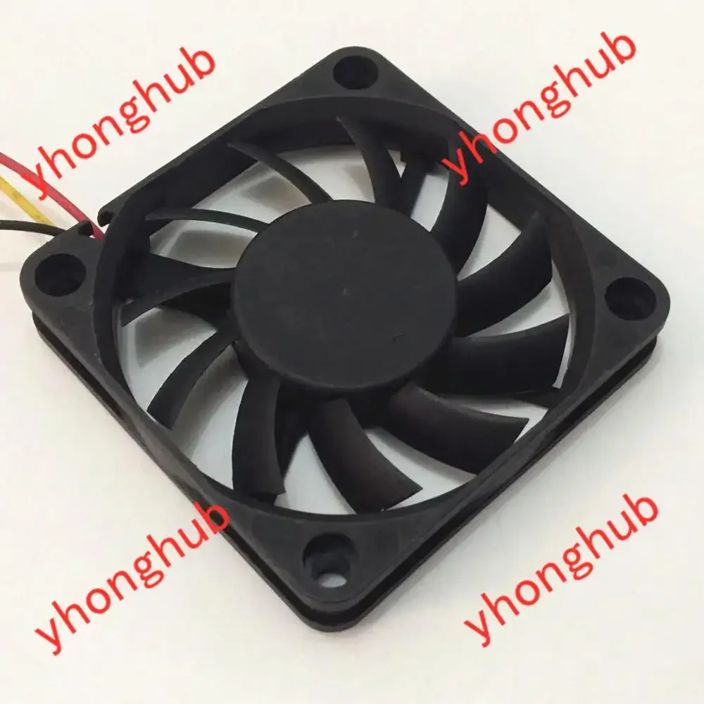 EVERFLOW R126010DL DC 12V 0.10A 3-Wire 60X60X10mm Server Cooling Fan