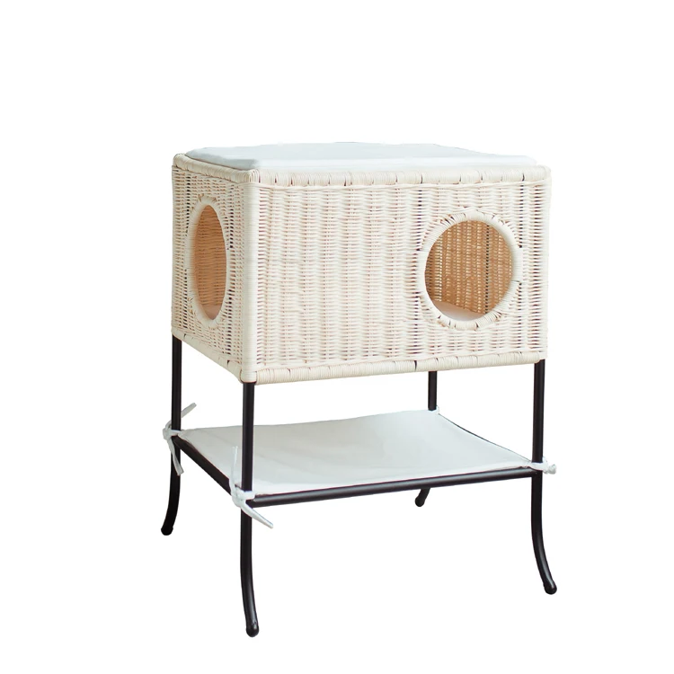 

Rattan cat litter universal all seasons summer litter hammock closed removable washable coffee table