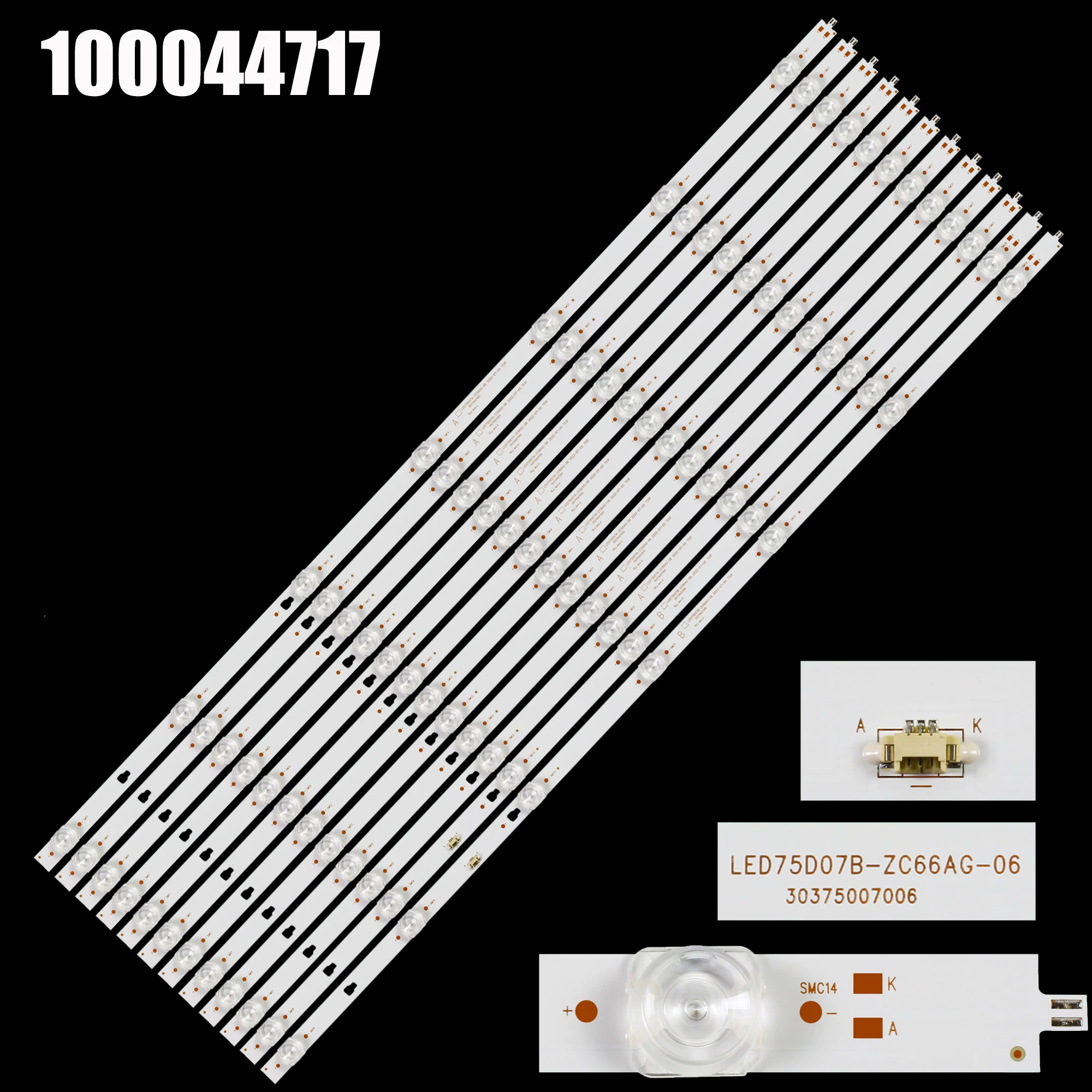 

LED BackLight Strip For 75U2 75R5 75R6 75V81 LU75C61 K750USG WR75UT4210 BP750USG9700Q LU75J71 E4FAA75R 100044717 LU75D31