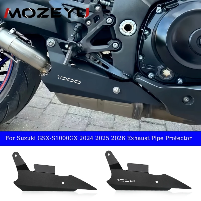 

2024-2026 For Suzuki GSX-S1000GX GSX-S 1000 GX GSX-S1000GX+ GSX-S 1000 GX+ Motorcycle Exhaust Protection Cover Heat Shield Guard