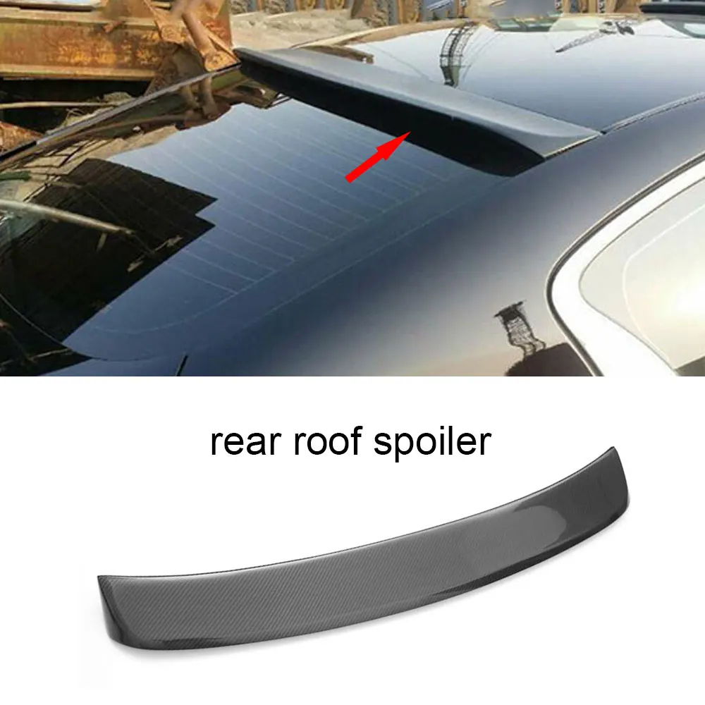 

For Infiniti Q50 Q50S Carbon Fiber Rear Spoiler Lip Wings 2014-2017 Car Styling