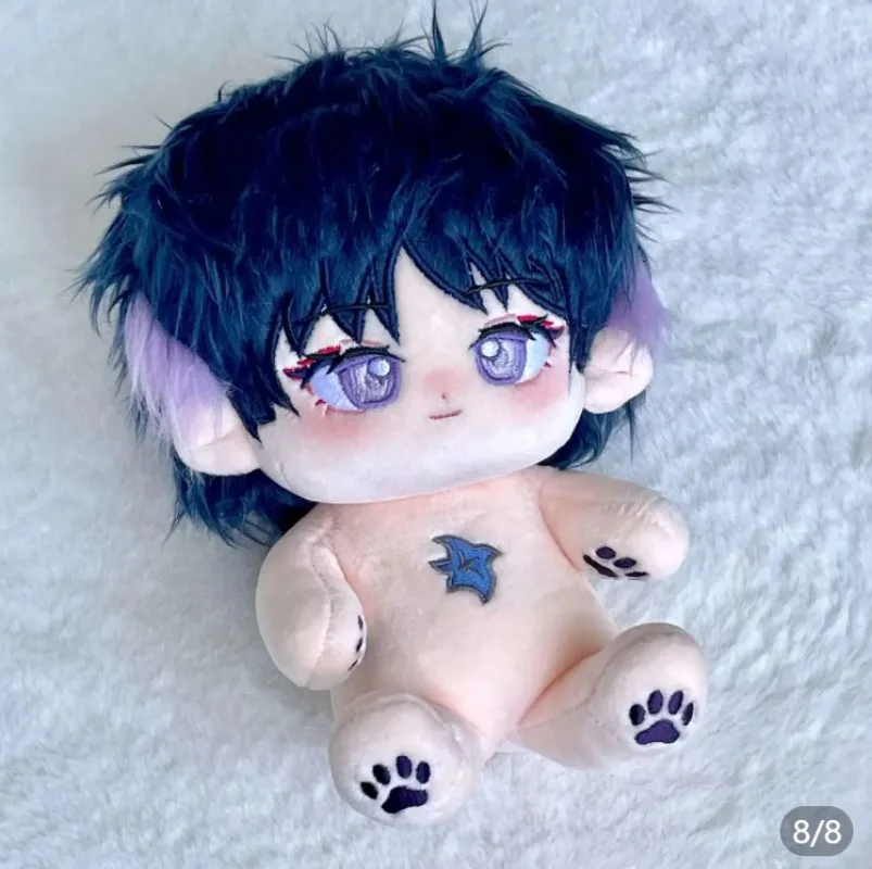 

20 см игра Genshin Impact Wanderer Balladeer Scaramouche аниме фигурки плюшевые мультяшные Peluche хлопковые куклы игрушки для детей и взрослых