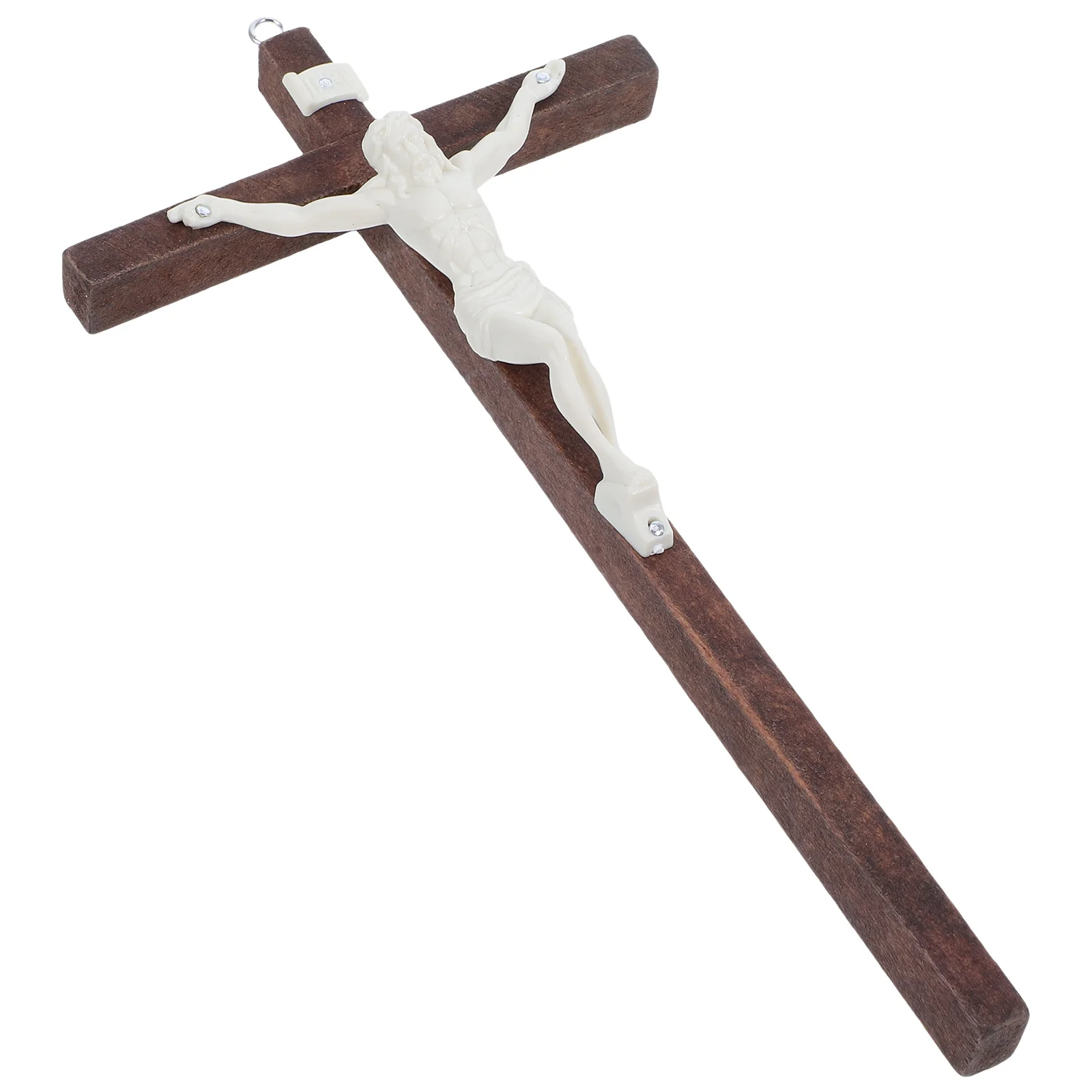 Cross Ornament Catholic Statue Jesus Statues and Figurines Gifts Ornaments Sculpture Western Sculptures Wooden