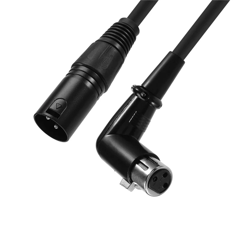 N11R XLR Cable Musical Microphone Sound Cable Plug Right Angle XLR Female To Male Cable 6 Feet
