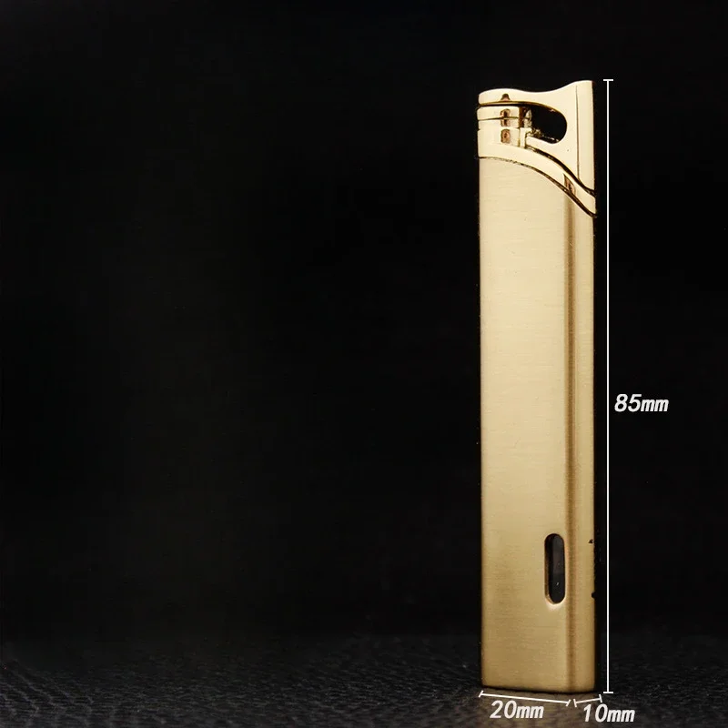 Mini Metal Windproof Tungsten Wire Ignition Jet Flame Turbo Butane Gas Torch Lighter Visible Transom Portable Cigar Lighter - Image 6