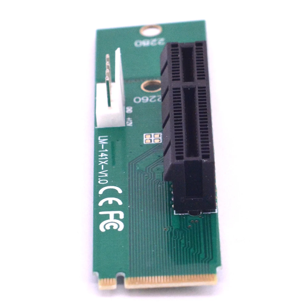 NGFF to PCI-e 4x Slot Riser Card M key M.2 SSD Port to PCI Express adapter Convertor