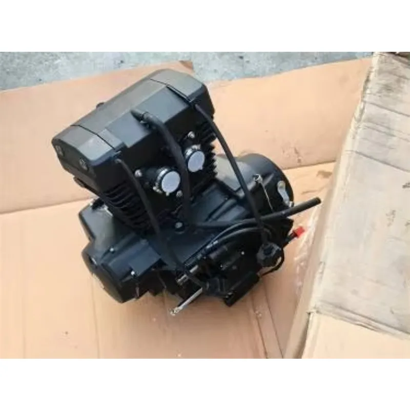 

Factory Hot Selling High Quality 350CC 2 Cylinder Carburetor Water Cooled N19 Engine Electric Start with CDI Ignition YY Motorc
