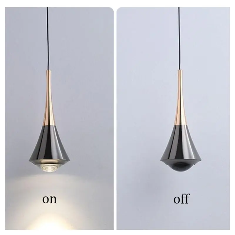 B50C Modern LED Pendant Light 7W,Adjustable Height For Bedroom, Bar, And Restaurant Applications