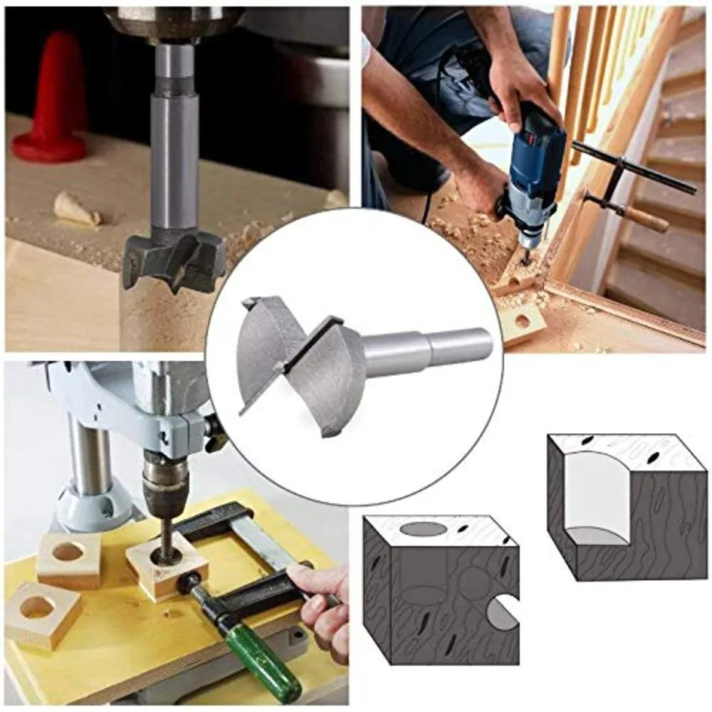 

Набор сверлильных инструментов из сплава для деревообработки, 16 шт., сверло с плоским крылом 15-35 мм для деревообработки