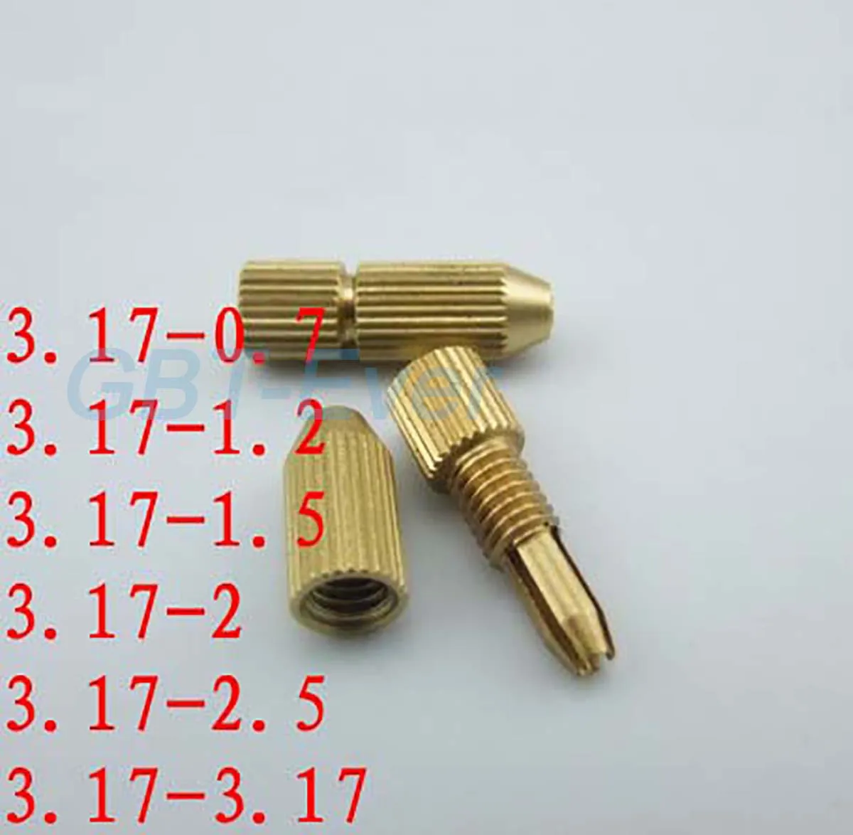 1Pcs Brass Drill Chucks 0.7~3.7mm Motor Drill Clamps Small Electronic Drill Bit Collet Micro Chuck Rotary Tool for 3.17mm Shaft