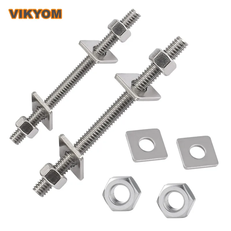 

M4x180 Model 20 Pieces Through-wall Screw Lengthened Pair Of Through-Bolts Nut Gasket Accessories Screw Set 304 Stainless Steel