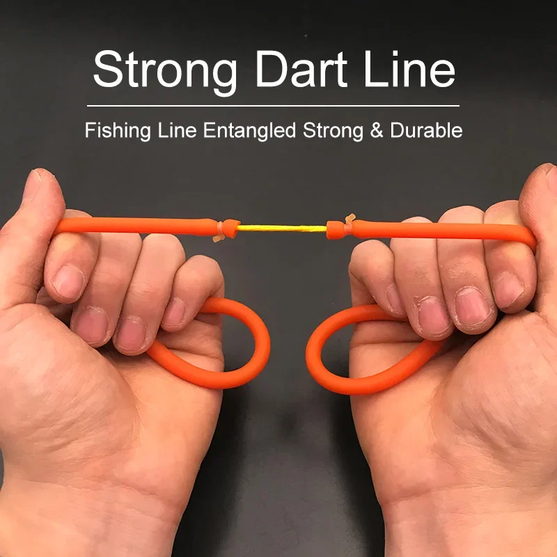 3060 Rubber Band Shooting Fish Dragging Rubber Band Strong Fish Slingshot Natural Rubber Fish Dart Hunting Arrows Fleching