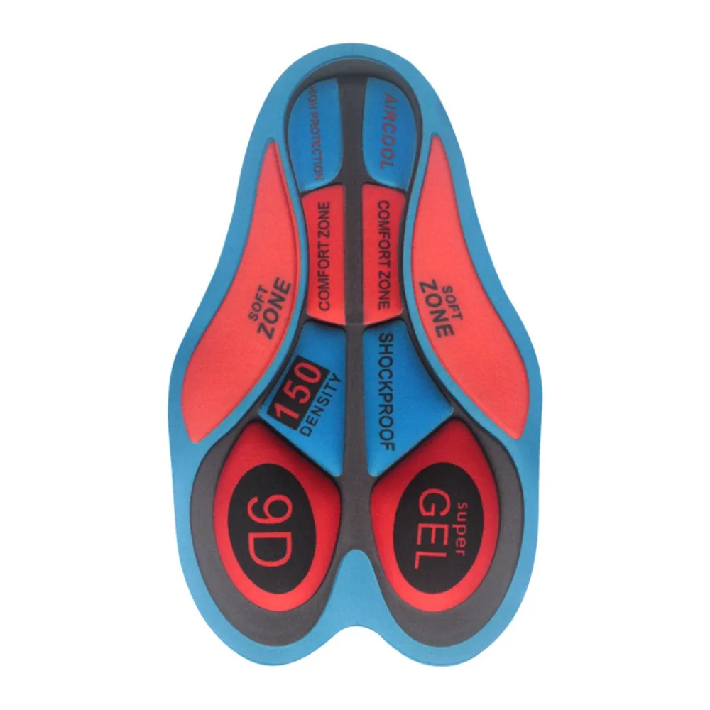

Shockproof Men Cycling Gel Pad 12D 19D 20D Breathable Hole Cycling Pants Pad High Density Quick-drying Bicycle Seat Cushion