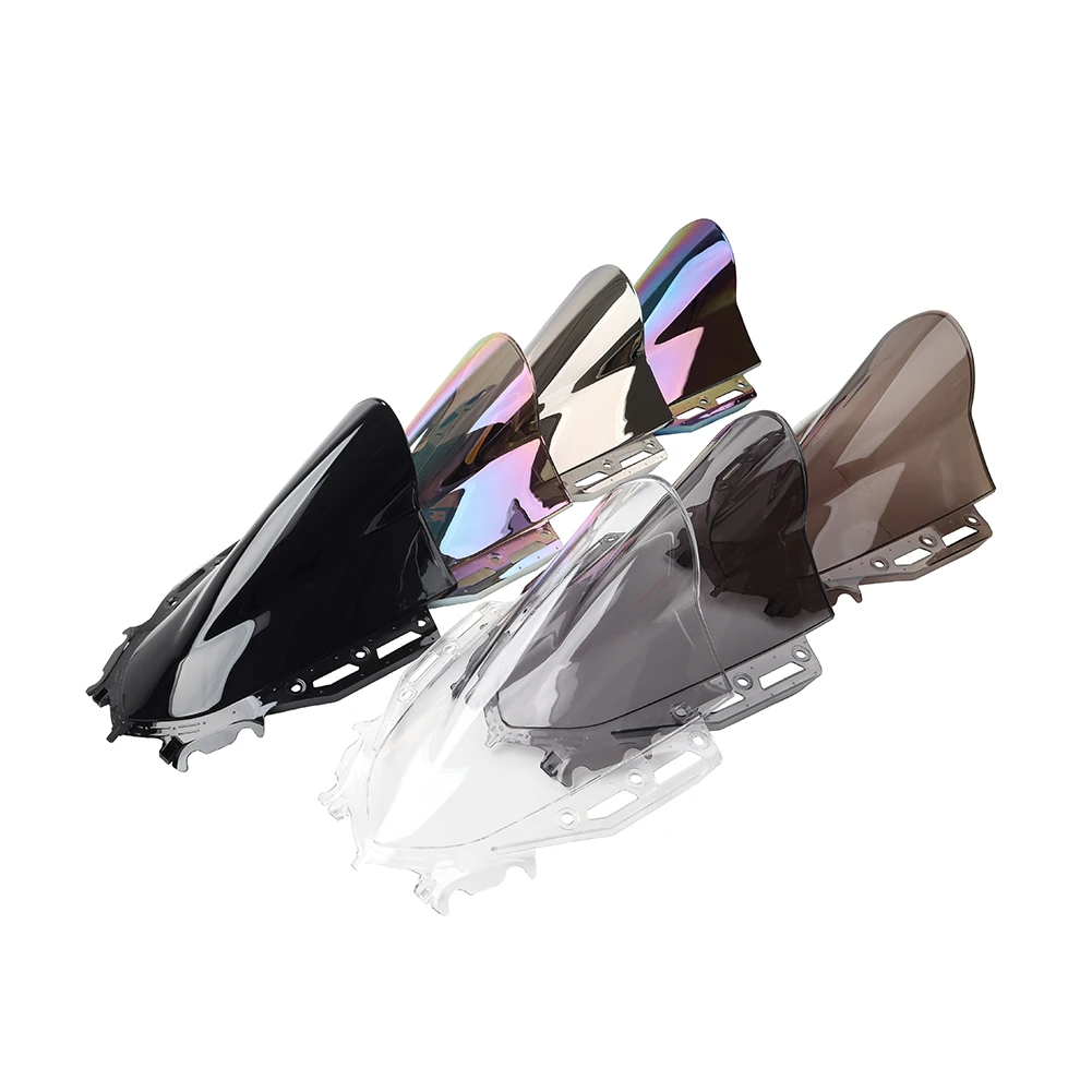 Motorcycle Double Bubble Windshield Deflector Protector Wind Screen For Yamaha YZF R15 V4.0 YZFR15 YZF-R15 2021-2024 2023 2022