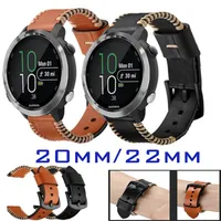 genuine leather Strap For ticwatch pro3 ultra E3 E2 S2 old Retro Watch Band For Mobvoi GTH2 GTA GTX GTK GTW wrist Bracelet