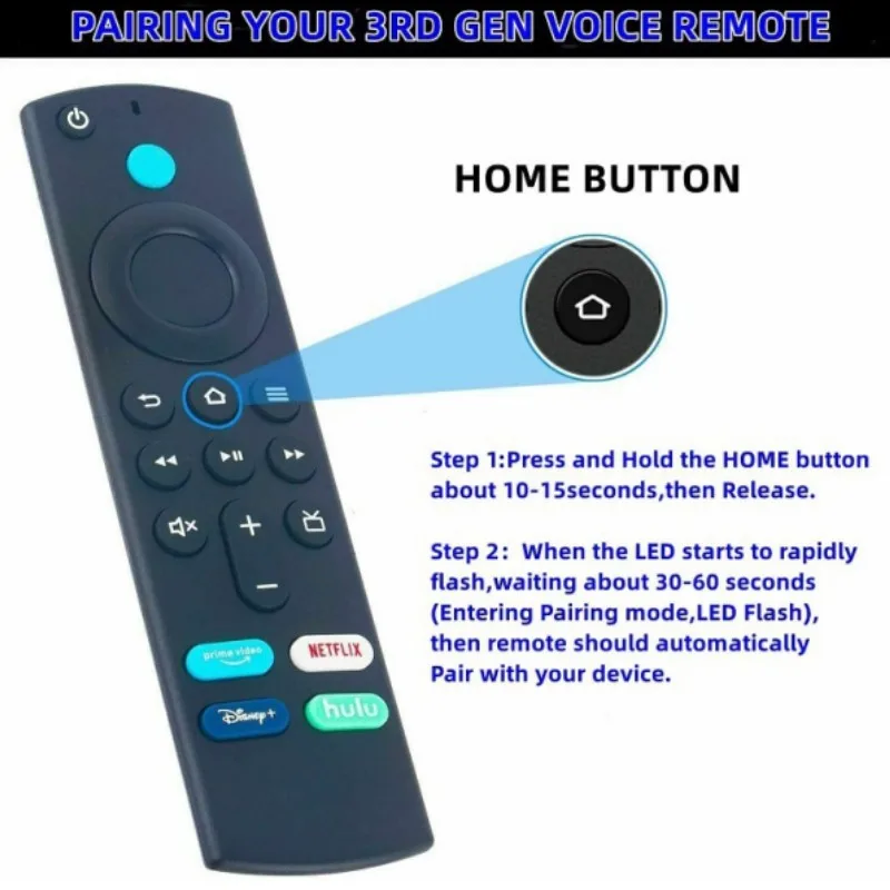 ABS Remote Control Television LCD TV L5B83G P4C6EN For Fire TV Stick Lite BT Voice Remote ControlAmazon Third Generation