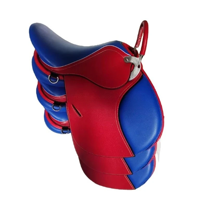 Silla de montar para carreras de caballos, silla de doma clásica, silla de volteo ecuestre