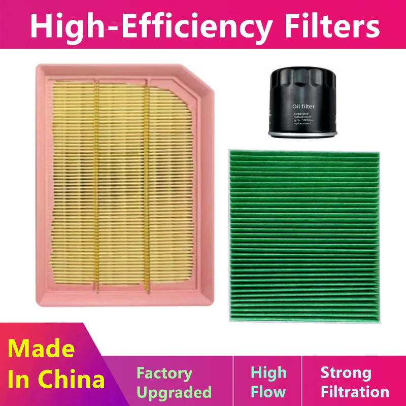

3pcs/For Changan Uni-V/UniV /2.0t Zhidian Idd 1.5t-Plug-In Hybrid /Oil Filter, Air Filter, Cabin Air Filter/Auto Parts
