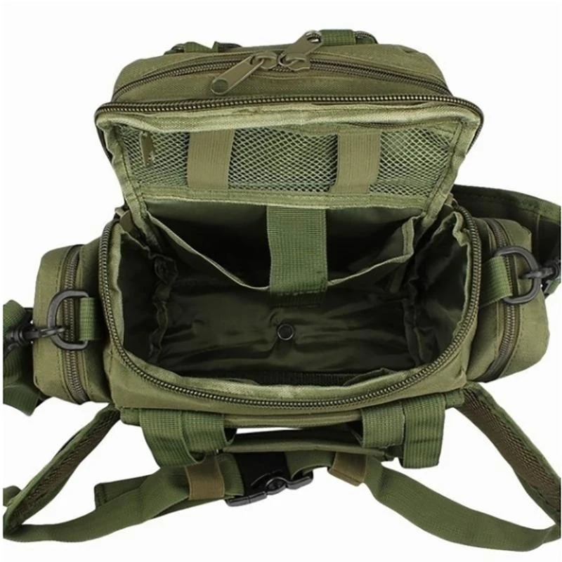 Waterproof Tactical Waist Bag Nylon Multi-Function Camping Hiking Hunting Fishing Bag Pistol Holster Airsoft Combat Bag Lure bag