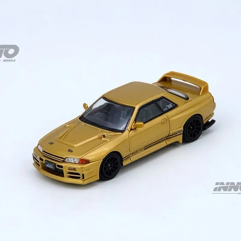 

INNO 1:64 Nissan TOP SECRET BNR32 GTR 650R имитационная модель автомобиля из сплава, подарочная игрушка для детей, коллекционная витрина для взрослых.