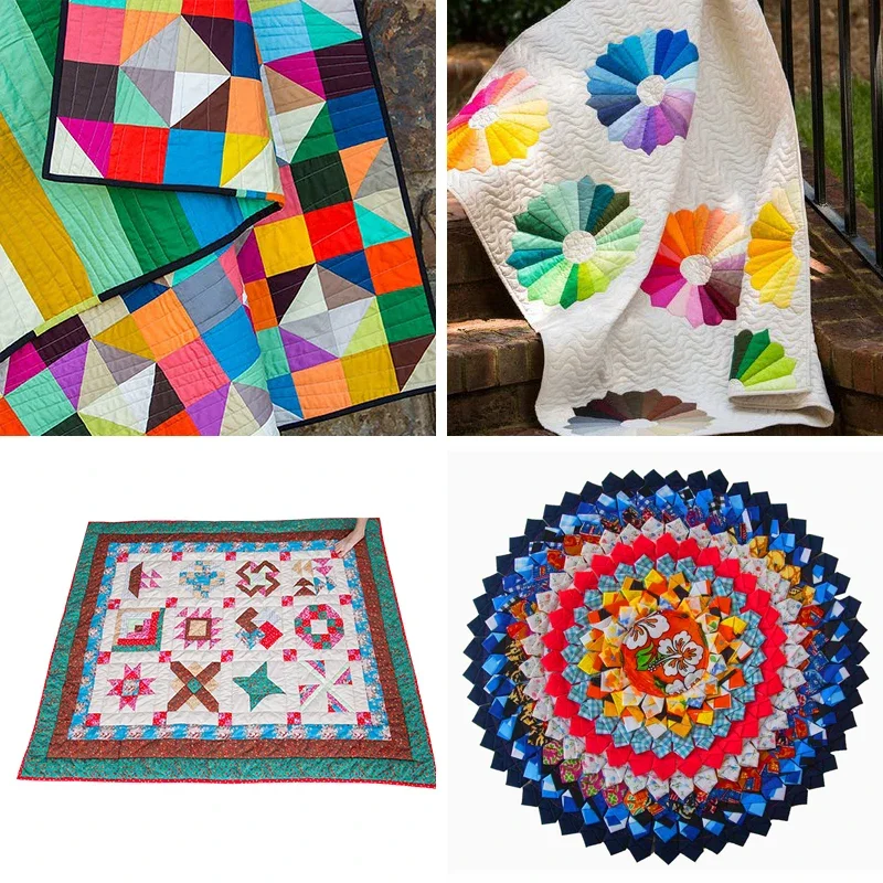 8PCS DIY Rainbow Cotton Fabric Solid Color Clothing Needlework Quilt Sewing Cloth Patchwork Accessories 20x25cm