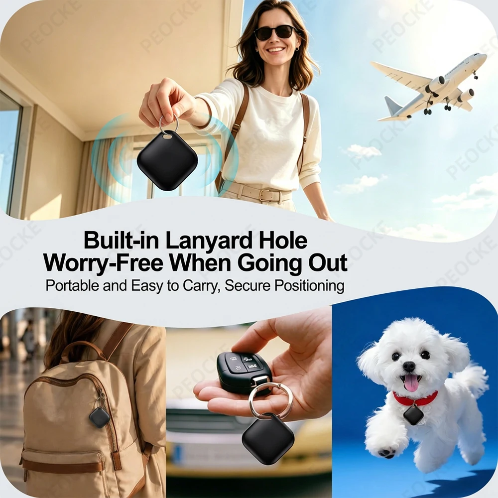Android Smart Location Tag Anti-Lost Bluetooth Locator GPS Tracker Alternative to AirTag Item Finder Works with Google Find Hub - view 3