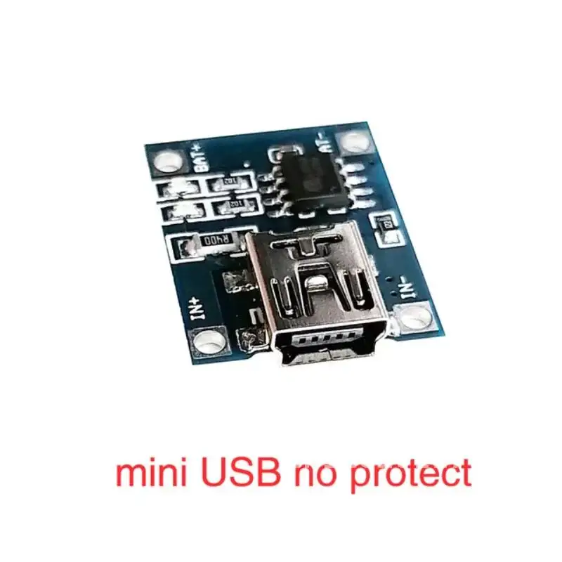 Mini Micro Type-c USB 5V 1A 18650 TP4056 Lithium Battery Charger Module Charging Board With Protection Dual Functions 1A Li-ion