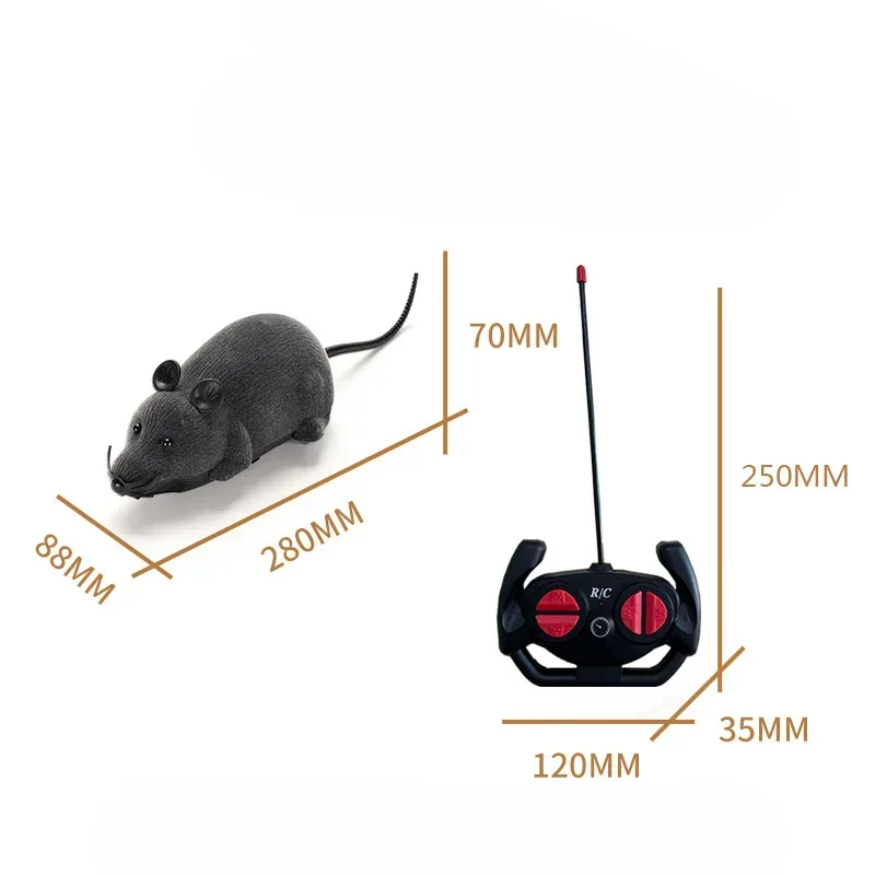 Souris Robot multicolore télécommandée, jouets amusants pour chat, Rat contrôlé sans fil, fournitures électriques interactives pour animaux de compagnie