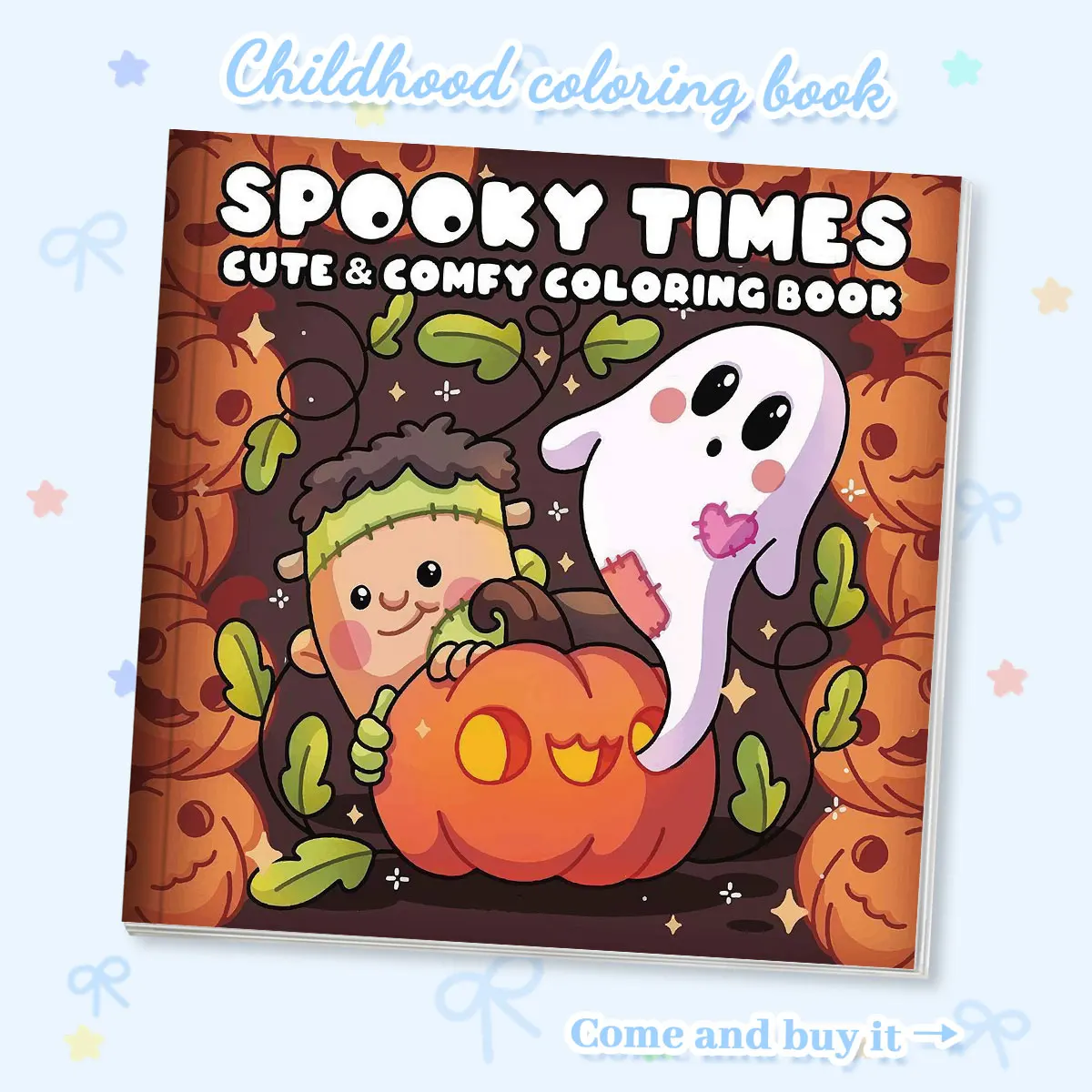 Libro da colorare divertente e spettrale di Halloween. Modelli fantasmi audace e semplici con carta comoda. Adatto a tutte le età per rilassarsi a casa e creare Creative Graffiti. È anche una buona scelta per decorazioni per feste di Halloween, regali di Natale e lezioni di arte scolastiche e artigianato. Porta il rilassamento e la felicità come materiali artistici per la decompressione