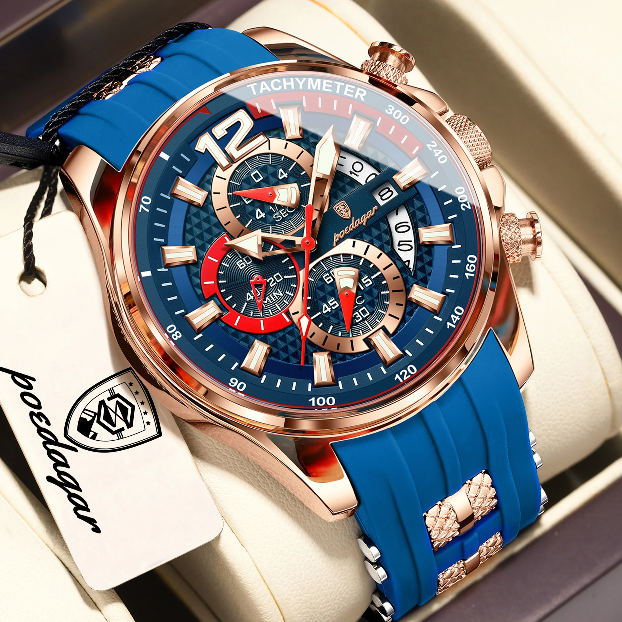 Montre homme POEDAGAR, luxe, m - Men'S Fashion Magazine avis et prix