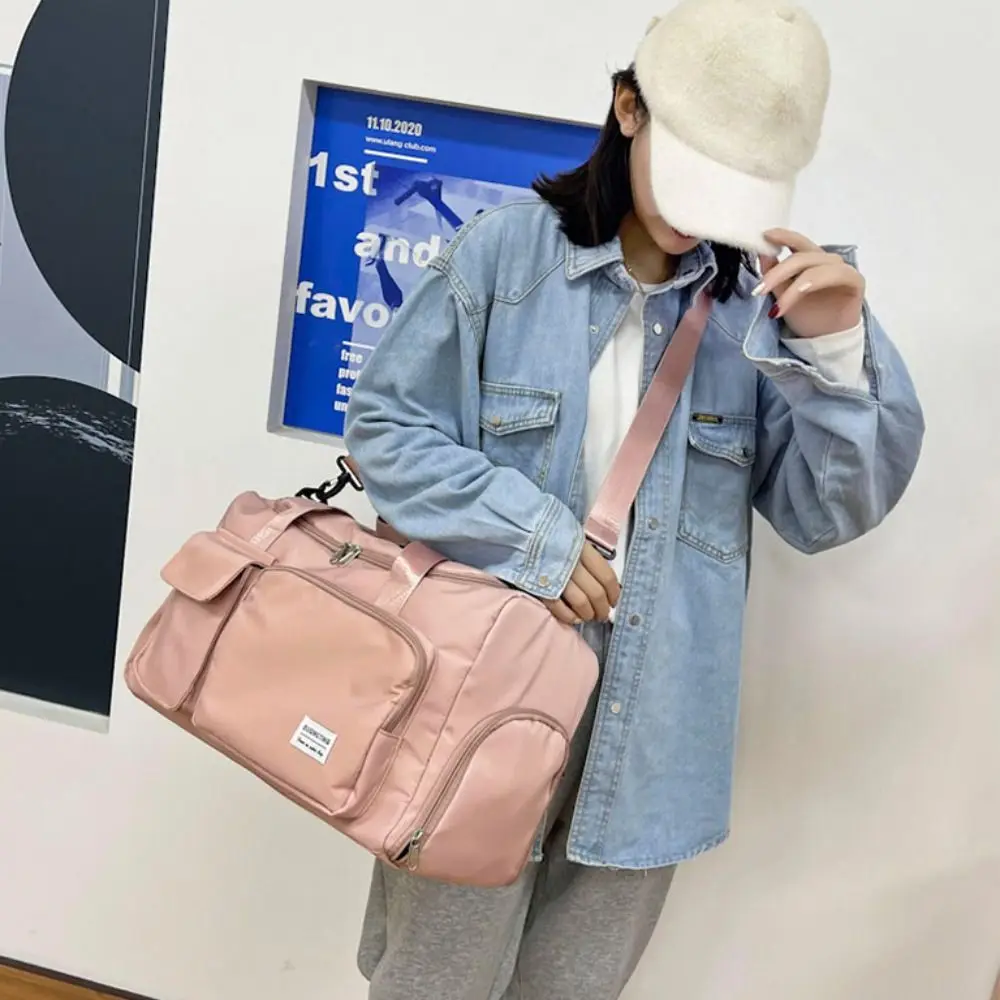 

Оксфордская дорожная сумка для багажа, прочная нейлоновая спортивная сумка на короткие расстояния, складная многофункциональная сумка большой вместимости для путешествий