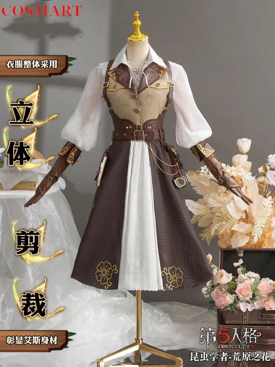 Identity V Melly Plinius Entomologist Flowers Of The Wasteland Cosplay Costume Cos Game Anime Party Uniform Hallowen Play Role