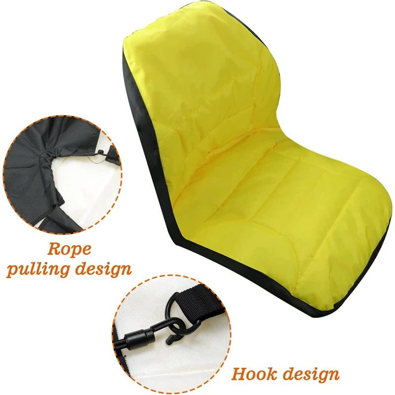 LP68694 Upgrade Seat Cover For John Deere 1025R 2025R Tractor, Comfortable, Waterproof, Cushioned Seat