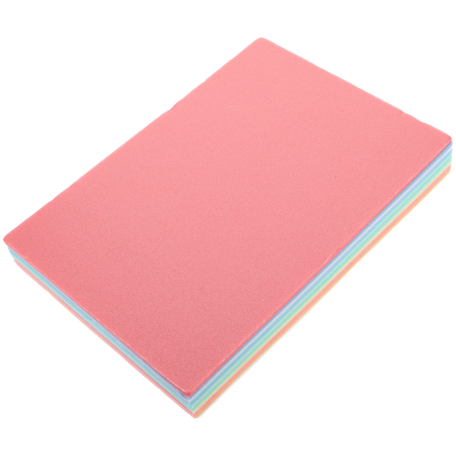 

10 Pcs A4 Paper Colored Card Stock Black Construction Assorted Cardstock Craft Foam Sheets Multicolored Scraps Vibrant Colors
