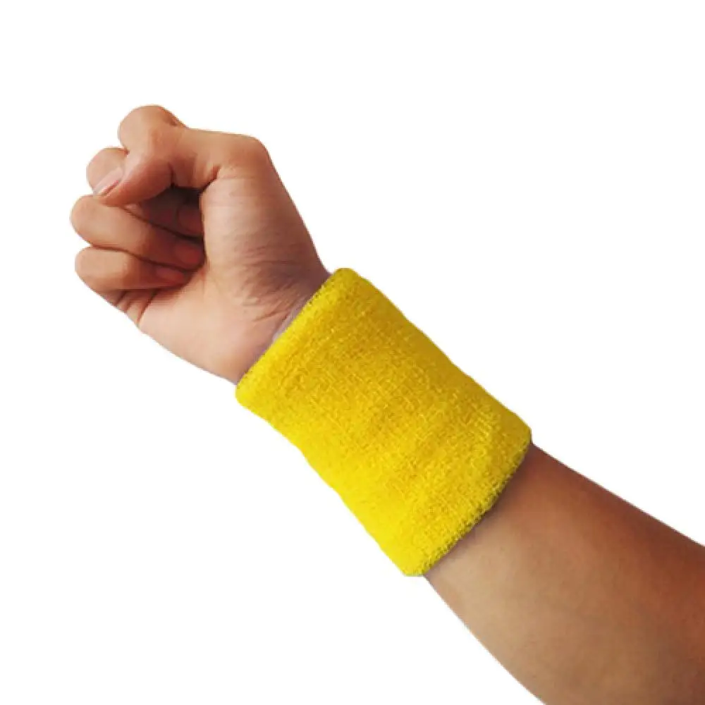 1pcs Fitness Sports Wrist Sweatband Tennis Squash Badminton GYM Basketball Wristband Gift Body Building