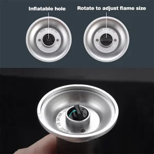 Portable kitchen gas lighter, windproof jet torch, spraying gun, butane turbo, metal cigar, lighter, barbecue tools, 1pc 10 Main Sales Lighting Barbecue - №6