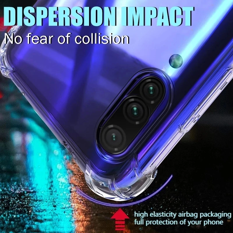 Clear Phone Case For Samsung Galaxy S25 S24 S32 S22 Ultra S21 FE S20 Plus Utr Pls A55 A25 A54 A34 5G Shockproof Silicone Cover