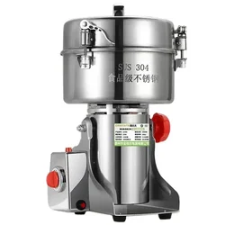 220V Chinese Medicine Grinder Grinding Machine Superfine Beating Machine 304 Stainless Steel Grinding Machine