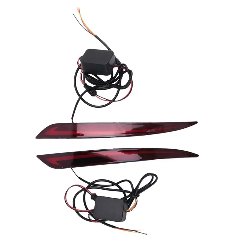 

Car LED Rear Bumper Light For Ford Fusion Mondeo 5 MK5 2013-2018 Brake Reflective Fog Light Rear Bumper Turn Signal