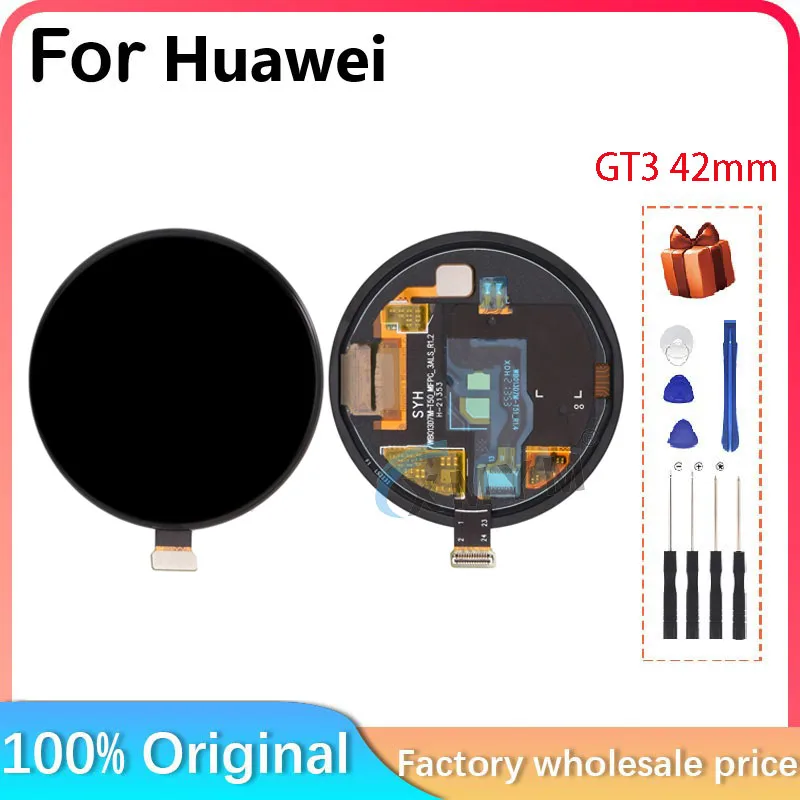 Per HUAWEI orologio GT 3 42mm display LCD + touch screen LCD per HUAWEI orologio GT 3 MIL-B19 display LCD display AMOLED 42mm