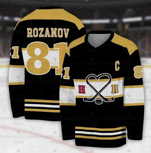 

2026 Heated Rivalry Hockey Jersey Long Sleeves Casual Merch Tee Women Men Fashion T-shirt Unisex Tops