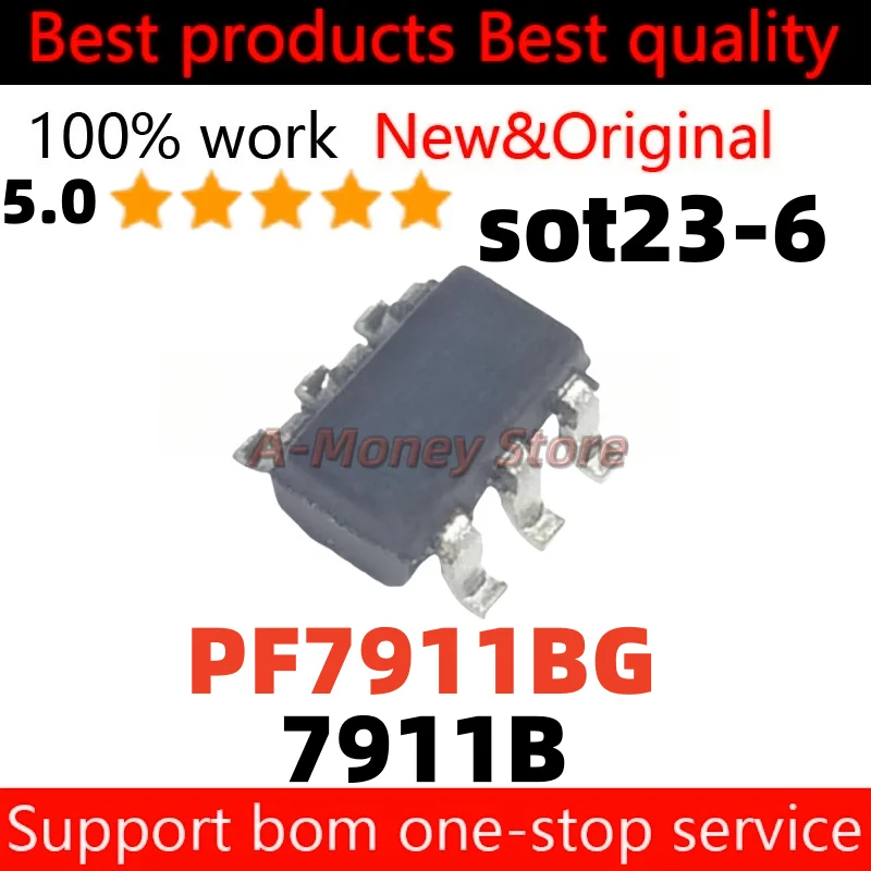 

(5pcs)7911B PF7911BG sot23-6