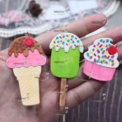 Cupcake and Ice Cream Metal Cutting Dies Stencils for DIY Scrapbooking Decorative Embossing Handcraft Die Cutting Template Mold