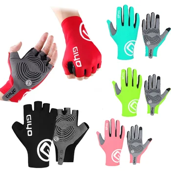 Gants de cyclisme doigts complets vélo sans doigts été vtt Cycl gant hommes femme pour Spotrs gymnase Fitness pêche vélo entraînement