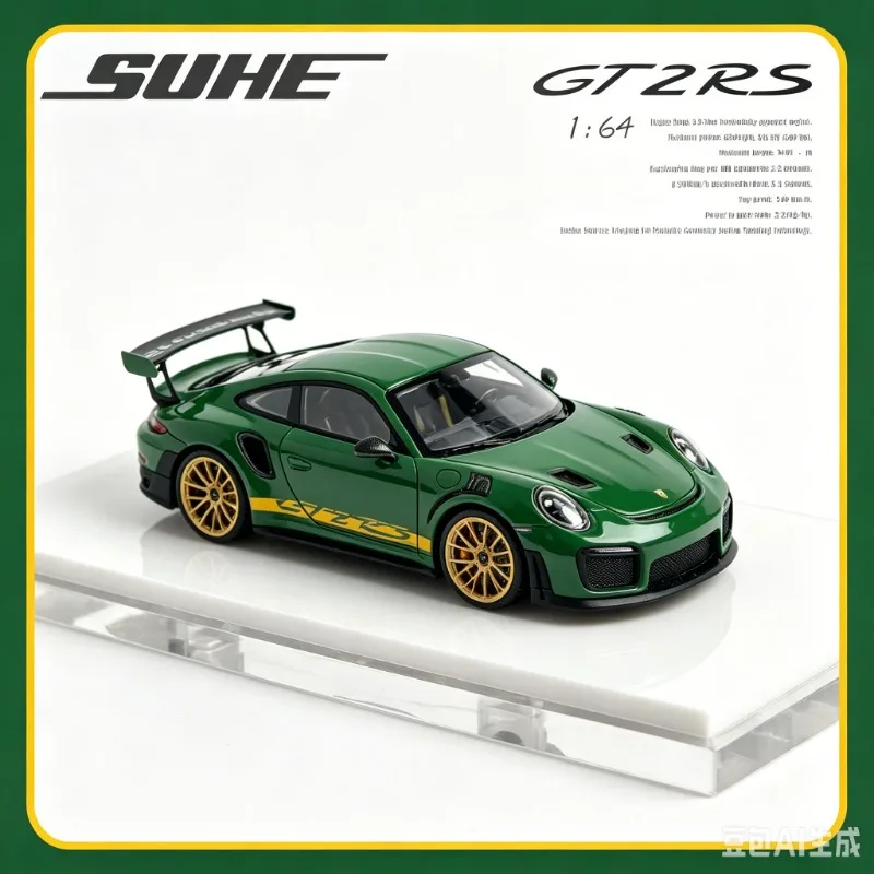 

SUHE 1:64 911GT3RS 992 911GT2RS Resin Car Model Adult Collectibles, Simulation Static Ornaments, Festival Creative Gifts.