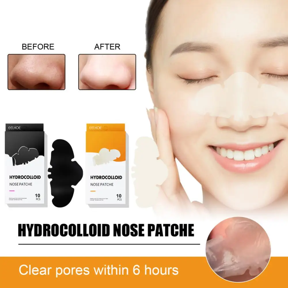 1/5SETS Pores Cleansing Pores Nose Strips Anti-acne Fading Pimples Oil Control Removing Blackheads Hydrocolloid Nose Patches