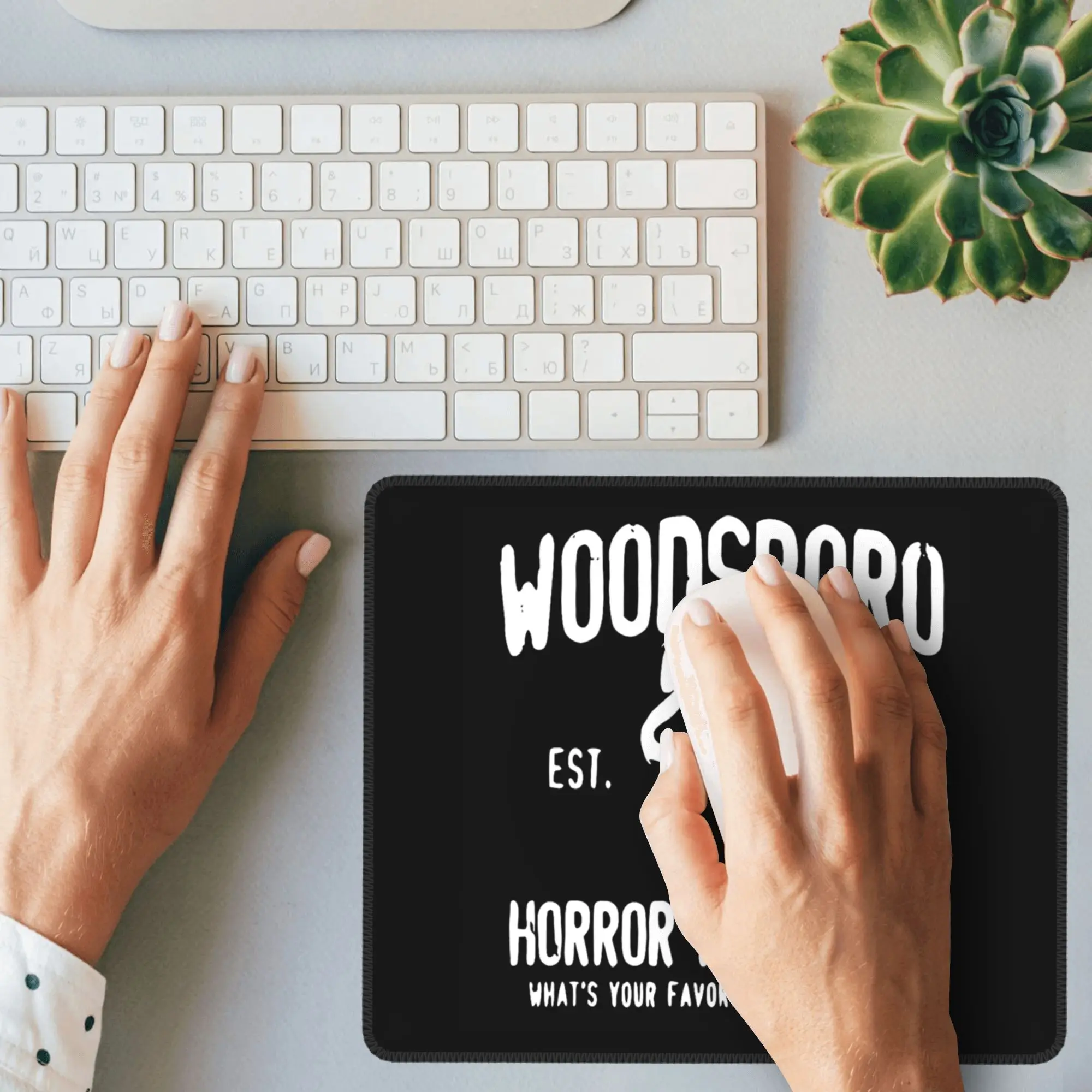 

Scream woodsboro пленочный клуб коврик для мыши компьютерная клавиатура коврик для мыши игровой ПК коврик для ноутбука коврик для офисного стола